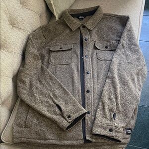 Eddie Bauer Men's Brown Shirt Jacket